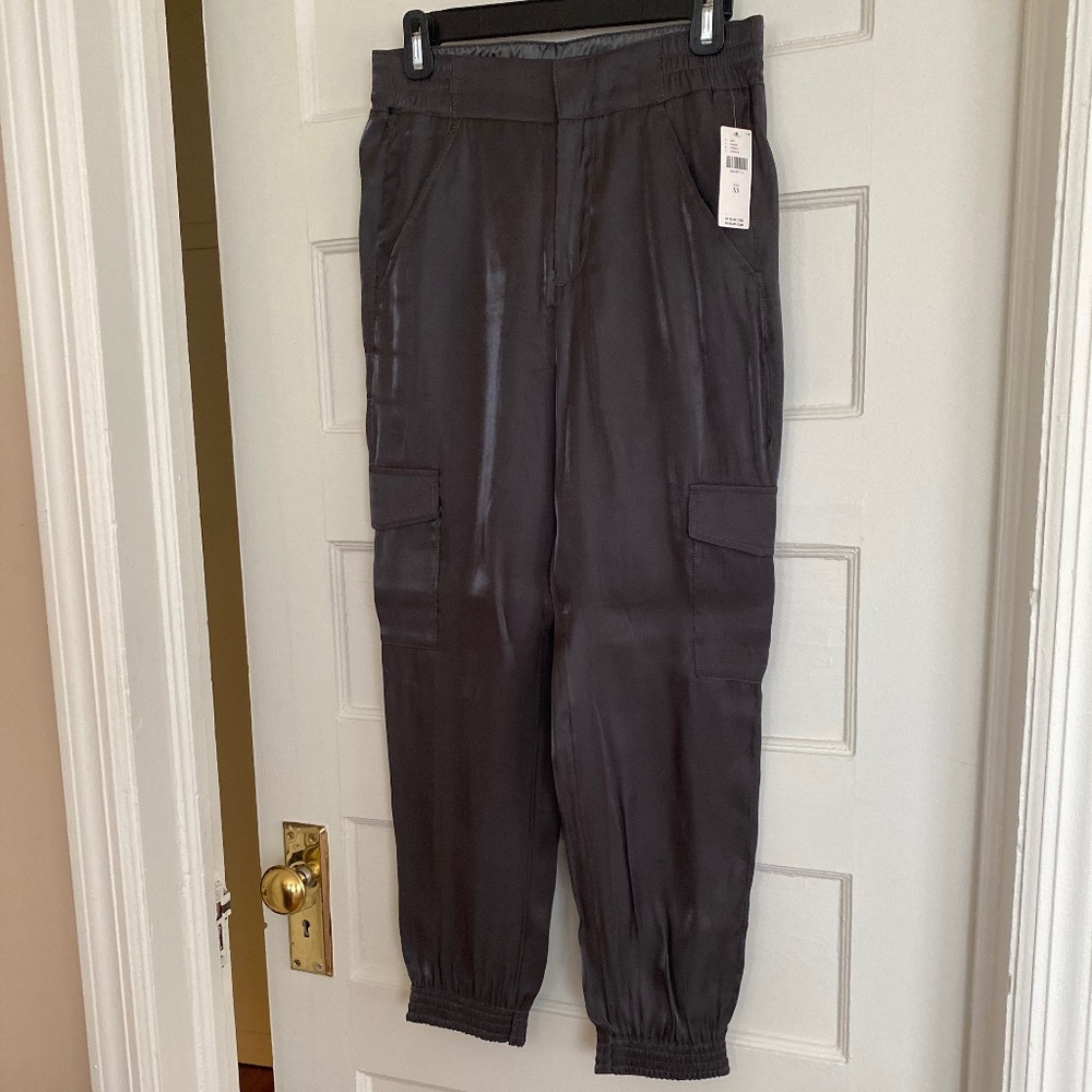 Anthropologie Satin Joggers